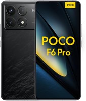 Xiaomi POCO F6 Pro 5G Mobile, черный (12 ГБ ОЗУ+512 ГБ) | Snapdragon 8 Gen 2 | 6,67-дюймовый AMOLED-дисплей 120 Гц | Тройная камера с OIS 50+8+2 МП, фронтальная камера 16 МП 1000004255
