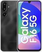 Samsung Galaxy F16 5G (блестящий черный, 6 ГБ ОЗУ, 128 ГБ памяти) | Две SIM-карты | MediaTek Dimensity 6300 | Тройная камера 50 МП | Аккумулятор 5000 мАч | Дисплей sAMOLED FHD+ | 6 лет обновлений безопасности - Индия 1000004453