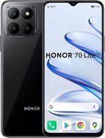 Honor 70 Lite Dual-SIM 128 ГБ ROM + 4 ГБ RAM (только GSM | без CDMA) Разблокированный на заводе 5G смартфон (полночный черный) - международная версия 1000004467