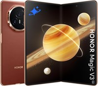 Смартфон Honor Magic V3 5G, 12 ГБ ОЗУ + 512 ГБ ПЗУ, две SIM-карты, красно-коричневый с бесплатными подарками и защитой экрана от повреждений - версия для Ближнего Востока 1000004274