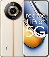 Realme 11 Pro+ Dual-SIM 512 ГБ ПЗУ + 12 ГБ ОЗУ (только GSM | CDMA не поддерживается), заводская разблокировка 5G (бежевый цвет Sunrise) — международная версия 1000004502