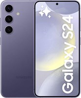 Смартфон Samsung Galaxy S24 с искусственным интеллектом, 128 ГБ памяти, цвет «Кобальтовый фиолетовый», 8 ГБ ОЗУ, Android-смартфон, 50-мегапиксельная камера, длительное время автономной работы 1000004504