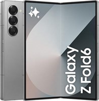 Samsung Galaxy Z Fold6, телефон с искусственным интеллектом, 12 ГБ ОЗУ, 512 ГБ встроенной памяти, Silver Shadow, Android-смартфон, камера 50 МП, большой экран, многозадачность, S Pen, длительное время автономной работы 1000004514
