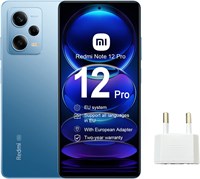 Xiaomi Redmi Note 12 Pro 12 ГБ ОЗУ 256 ГБ ПЗУ Матовый синий, Две SIM-карты 50 МП Камера MediaTek Dimensity 1080 120 Гц Pro AMOLED Дисплей 67 Вт Turbo Charge 1000004551