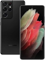 Смартфон Samsung Galaxy S21 Ultra 5G с бесплатной SIM-картой Android, мобильный телефон Phantom Black, 128 ГБ (версия для Великобритании) 1000004555