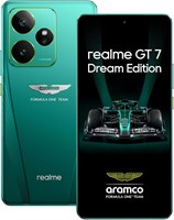 Realme GT 7 Dream Edition 5G (Aston Martin Green, 16 ГБ + 512 ГБ) | Dimensity 9400e | Аккумулятор емкостью 7000 мАч | Зарядка 120 Вт | Камера 4K 120 кадров в секунду с искусственным интеллектом | Совместная разработка с Aston Martin F1 1000004594