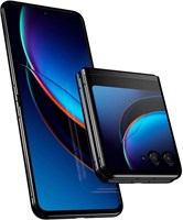 motorola Razr 40 Ultra XT2321-1 Dual-Sim 512 ГБ ROM + 12 ГБ RAM (только GSM | без CDMA) Разблокированный на заводе 5G смартфон (бесконечный черный) - международная версия 1000004655