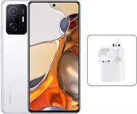 Xiaomi 11T Pro Dual Sim Amoled Dotdisplay Moonlight White 8 ГБ ОЗУ 256 ГБ 5G + беспроводные наушники Mi True 2S, Xioami 11T Pro, Mzb09 1000004668
