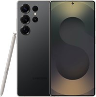 Телефон Samsung Galaxy S25 Ultra AI, 256 ГБ памяти, 12 ГБ ОЗУ, цвет «титановый черный», Android-смартфон, 200-мегапиксельная камера, S Pen, длительное время работы от аккумулятора (международная версия) 1000004715