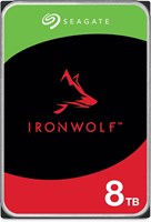 Seagate IronWolf, 8 ТБ, NAS, внутренний жесткий диск, CMR, 3,5 дюйма, SATA, 6 ГБ/с, 5400 об/мин, кэш 256 МБ, для сетевого RAID-хранилища, FFP (ST8000VN004) 1000004744