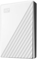 Портативный внешний жесткий диск Western Digital WD My Passport емкостью 5 ТБ с защитой паролем и программным обеспечением для автоматического резервного копирования, белый - WDBPKJ0050BWT-WESN 1000004790
