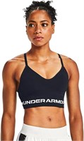 Бюстгальтер женский Under Armour Ua Seamless Low Long, черный, MD, M 1000004801