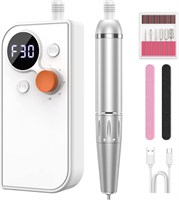 Электрическая пилка для ногтей TERRIFI Professional, портативная машинка для наращивания акриловых ногтей, 30000 об/мин, регулируемая скорость, электрический набор для маникюра и педикюра, для домашнего салона 1000004919