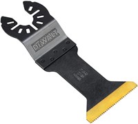 Полотна для осциллирующего инструмента DEWALT по дереву с гвоздями, широкие, с покрытием из нитрида титана, упаковка из 10 шт. (DWA4204B) 1000005060