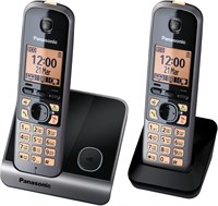 Panasonic KX-TG6712UE1 проводной телефон, черный 1000005148
