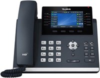 IP-телефон Yealink T46U, 16 учетных записей VoIP. Цветной дисплей 4,3 дюйма. Два порта USB 2.0, два порта Gigabit Ethernet, 802.3af PoE, адаптер питания в комплект не входит (SIP-T46U) 1000005159