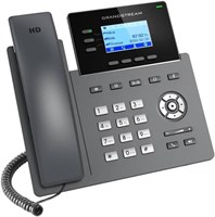 Grandstream GRP2603P 3-линейный IP-телефон, 6 SIP-аккаунтов, экран с подсветкой 132x48, HD-аудио, питание через POE 1000005167
