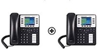 Grandstream GXP2130 Комплект из 2 HD корпоративных IP-телефонов с 3 линиями, цветным ЖК-дисплеем и поддержкой PoE 1000005176