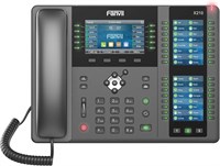 Корпоративный VoIP-телефон Fanvil X210, цветной дисплей 4,3 дюйма, два боковых цветных дисплея 3,5 дюйма для клавиш DSS. 20 линий SIP, двухпортовый Gigabit Ethernet, адаптер питания в комплект не входит. 1000005178