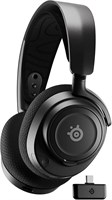 Беспроводная многоплатформенная игровая гарнитура SteelSeries Arctis Nova 7 — неодимовые магнитные драйверы — два беспроводных наушника 2,4 ГГц и Bluetooth — аккумулятор USB-C на 38 часов — микрофон ClearCast Gen2 AI — ПК, PS5, Switch, мобильный телефон 1000005194