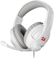 Проводная игровая гарнитура Redragon H211 Cronus White, объемный стереозвук, микрофон с шумоподавлением, динамическая RGB-подсветка, 40-мм драйверы, полноразмерные наушники, подходит для ПК/PS5/XBOX/NS 1000005305