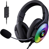 Проводная игровая гарнитура Redragon H350 Pandora RGB, динамическая подсветка RGB - стереозвук - черный 1000005306