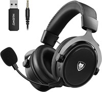 Беспроводная игровая гарнитура NUBWO, 2,4 ГГц и технология Bluetooth 5.3 с микрофоном с шумоподавлением, стереозвук, совместима с ПК, PS5, PS4, Mac, Switch, проводной режим 3,5 мм для серии Xbox 1000005310