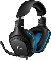 Проводная игровая гарнитура Logitech G432, объемный звук 7.1, наушники Dts:X 2.0, 50-миллиметровые аудиодрайверы, разъемы USB и 3,5 мм, микрофон с функцией отключения звука, легкая, ПК/Mac/Xbox One/Ps4/Nintendo Switch - черный 1000005227