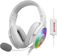 Redragon Pandora белая, виртуальная 7.1 RGB игровая гарнитура с адаптером 1000005244