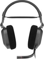 Игровая гарнитура Corsair HS80 RGB USB Premium с объемным звуком Dolby Audio 7.1, всенаправленный микрофон вещательного класса, амбушюры из пены с эффектом памяти, высококачественный звук, прочная конструкция, карбон 1000005320