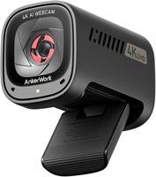 Веб-камера AnkerWork C310 4K для ПК, 12 мегапикселей, автофокусировка с ИИ, кадрирование с ИИ, микрофон с ИИ и шумоподавлением, встроенная защитная шторка, регулируемый угол обзора, HDR 1080p при 60 кадрах в секунду, USB-камера для видеозвонков и прямых т 1000005357
