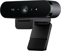 Веб-камера Logitech BRIO Ultra HD для видеоконференций, записи и потоковой передачи — черная 1000005373