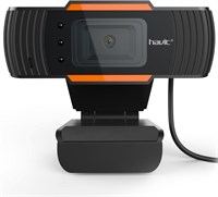 Веб-камера Havit Pro Hv-N5086 с быстрой передачей данных, черная 1000005380