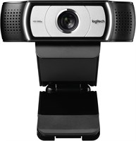 Веб-камера Logitech C930e 1080P HD Video Webcam — расширенный угол обзора 90 градусов, сертифицирована для Microsoft Lync 2013 и Skype — черная 1000005386