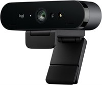 Веб-камера Logitech Brio Stream, версия для потоковой передачи Ultra HD 4K, сверхбыстрая потоковая передача 1080p/60 кадров/с, широкий регулируемый угол обзора для игр, работает со Skype, Zoom, Xsplit, YouTube, ПК/Xbox/ноутбуком — черная 1000005388
