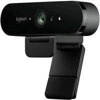 Веб-камера Logitech Brio — 90 кадров в секунду — USB 3.0, видео 4096 x 2160 — автофокус — 5-кратный цифровой зум — микрофон 1000005407