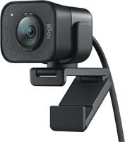Logitech For Creators Streamcam — веб-камера премиум-класса для потоковой передачи и создания видеоконтента, Full HD 1080P 60 кадров/с, стеклянный объектив, интеллектуальная автофокусировка, подключение по USB, ПК, Mac, цвет Graphite 1000005414