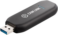 Elgato Cam Link 4K, внешняя карта видеозахвата, трансляция и запись на DSLR, видеокамеру, ActionCam в качестве веб-камеры с разрешением 1080p60, 4K30 для видеоконференций, домашнего офиса, игр, в OBS, Zoom, Teams, ПК/Mac 1000005467