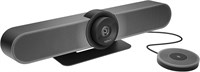 Система видео- и аудиоконференций Logitech MeetUp с выносным микрофоном и HD-звуком для небольших переговорных комнат, черная, 960-001201 1000005474