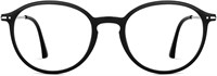 Игровые очки LENSKART BLU Unisex для защиты глаз от цифровых экранов | Компьютерные очки с защитой от синего света и ультрафиолета | Легкие очки с нулевым энергопотреблением для геймеров (140 мм) - LB E14787 (большие, черные) 1000005614