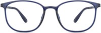 LENSKART BLU | Компьютерные очки Zero Power Blue Cut | Антибликовые, лёгкие, блокируют вредное излучение | Защита от УФ-излучения | Круглые оправы | Для мужчин и женщин | Средние | LB E13528 1000005636