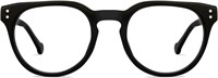 LENSKART BLU | Компьютерные очки Zero Power Blue Cut | Антибликовые, лёгкие, блокируют вредное излучение | Защита от УФ-излучения | Чёрный | Для мужчин и женщин | Большие | LB E16064, чёрный, L 1000005709