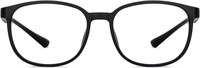 Игровые очки LENSKART BLU Unisex для защиты глаз от цифровых экранов | Компьютерные очки с защитой от синего света и ультрафиолета | Легкие очки с нулевым энергопотреблением для геймеров (138 мм) - LB E14284 (большие, черные) 1000005723
