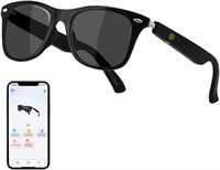 Умные очки Azonee AI, очки с Bluetooth 5.4, поддержкой 144 языков и акцентов, очки с поляризованными линзами UV400, многофункциональные умные солнцезащитные очки для мужчин и женщин, благородный черный цвет 1000005934
