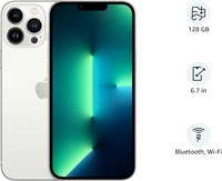 Apple iPhone 13 Pro Max (128 ГБ) — серебристый (обновлённый) 1000006012