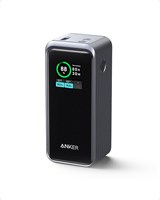 Anker Prime Power Bank, портативное зарядное устройство ёмкостью 20 000 мА·ч с выходной мощностью 200 Вт, интеллектуальным цифровым дисплеем, 2 портами USB-C и 1 портом USB-A, совместимое с MacBook Pro/Air, iPhone 16/15/14 серий, Samsung, Huaiwei, Dell 1000006179