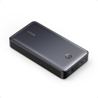 Anker Power Bank, портативное зарядное устройство ёмкостью 24 000 мА·ч, мощностью 65 Вт, внешний аккумулятор 537 (PowerCore 24K для ноутбука), для Dell XPS, Microsoft Surface, iPad Pro, iPhone 16/15 серии, Macbook, Apple Watch Series 5 и других устройств 1000006191