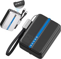 Внешний аккумулятор BRAVE Thunder Charge 20000 мА·ч, компактное портативное зарядное устройство мощностью 65 Вт со светодиодным дисплеем, 2 портами USB-C и 1 портом USB-A, зарядное устройство для ноутбука, аккумулятор для MacBook, iPhone, iPad и ноутбука  1000006198