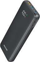 Charmast Power Bank PD 23800 мАч USB C 18 Вт Портативное зарядное устройство со светодиодным дисплеем, аккумуляторная батарея с 2 входами и 4 выходами, совместимая с мобильными телефонами и планшетами 1000006218