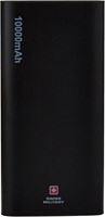 Внешний аккумулятор Swiss Military Chandoline PD 10000 мА·ч: высокоскоростная зарядка, выходная мощность 20 Вт, зарядка на 50% за 30 минут* — входы Type-C, Micro и USB, черный 1000006269